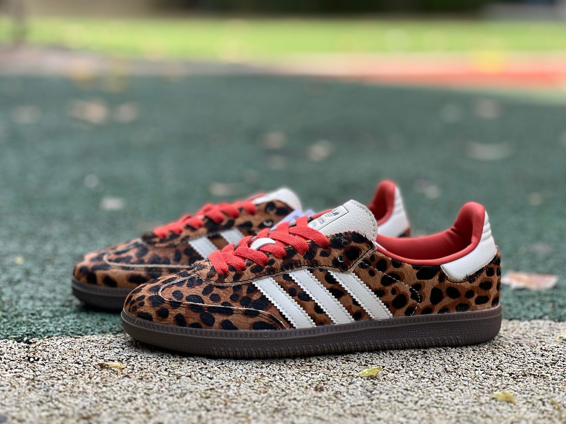 adidas Originals Women's Samba OG "Preloved Red Leopard"