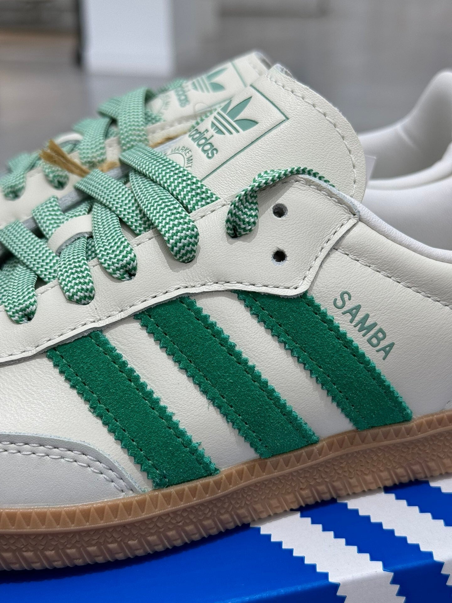 adidas Samba Off White Court Green