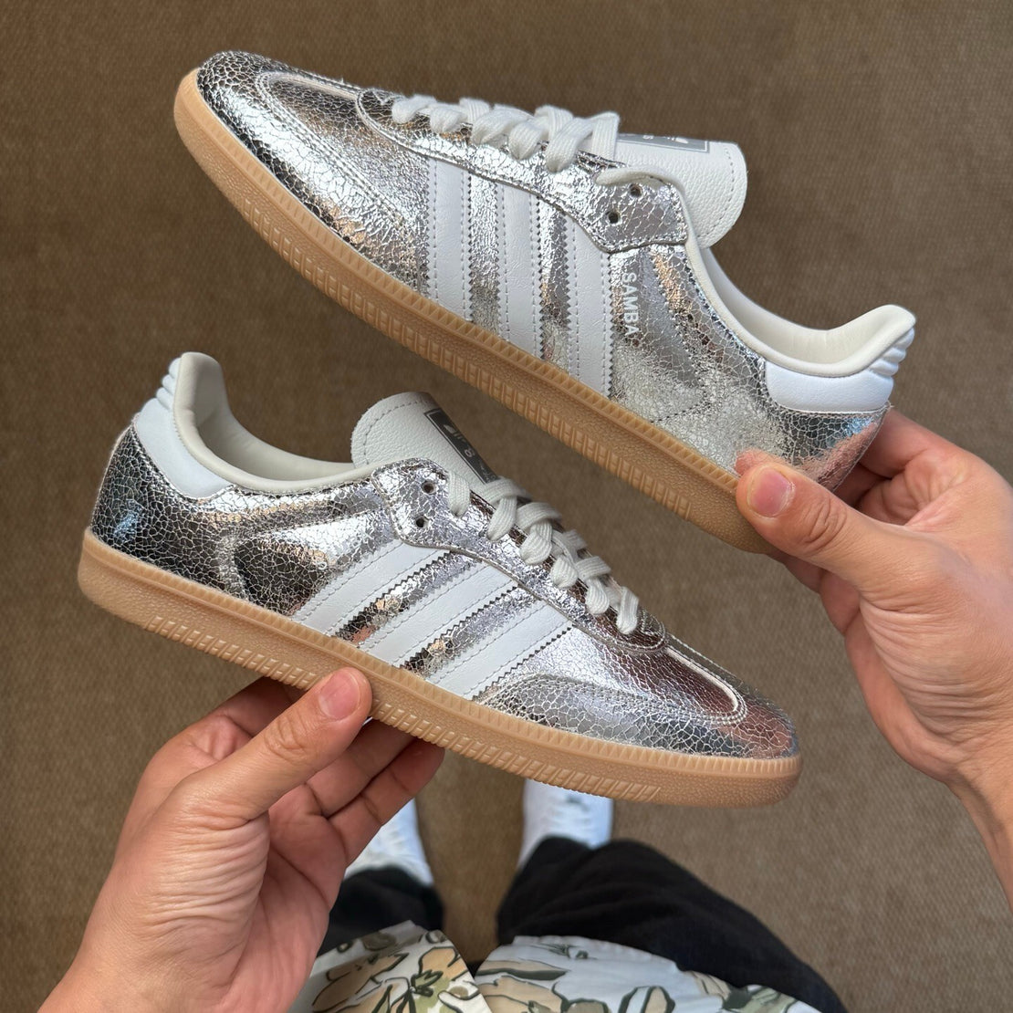 Adidas Samba OG Silver Metallic