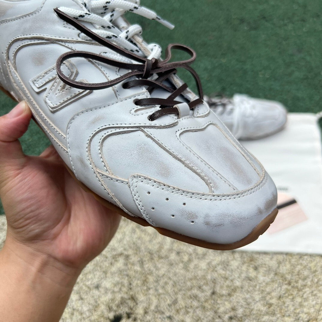 New Balance X Miu Miu 530 SL leather sneakers