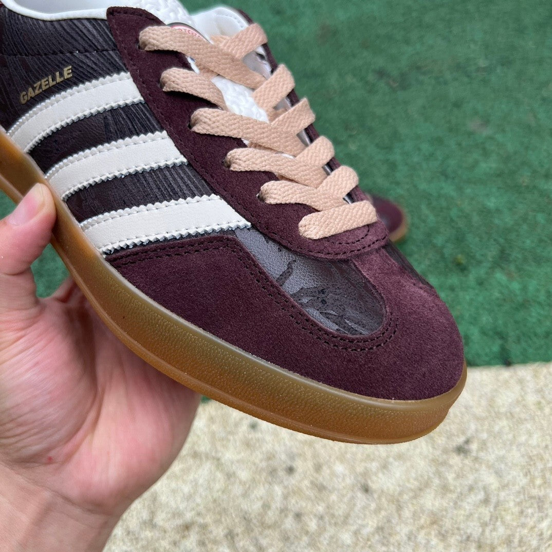 Adidas Gazelle Indoor The Blue Trio Bronze Light Brown