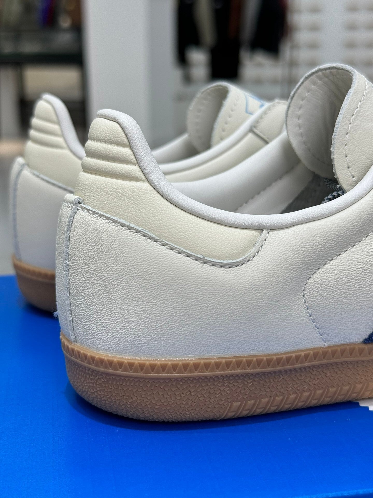 Adidas Samba Off White Dark Blue