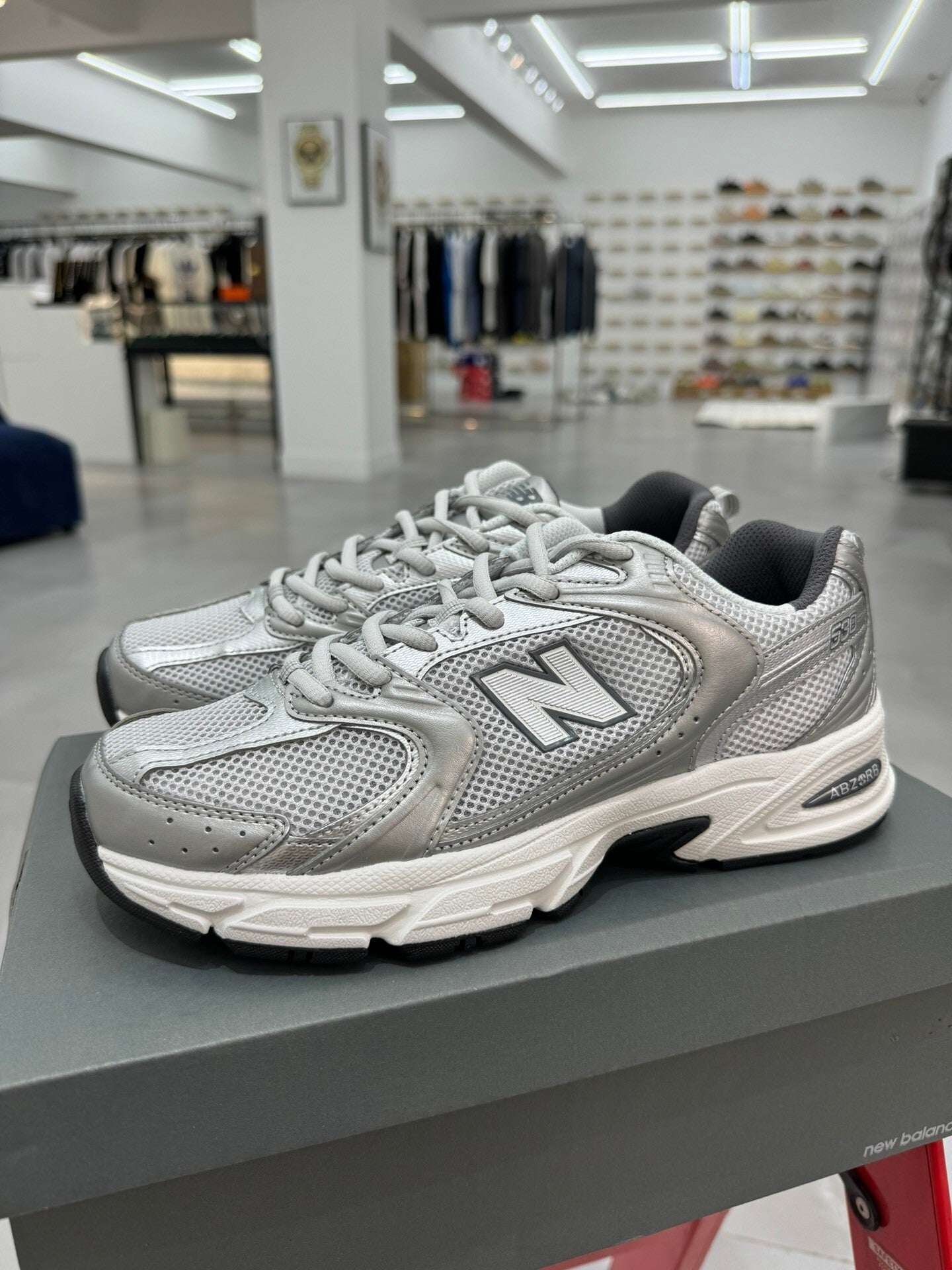 New Balance 530 Grey Matter Silver Metallic