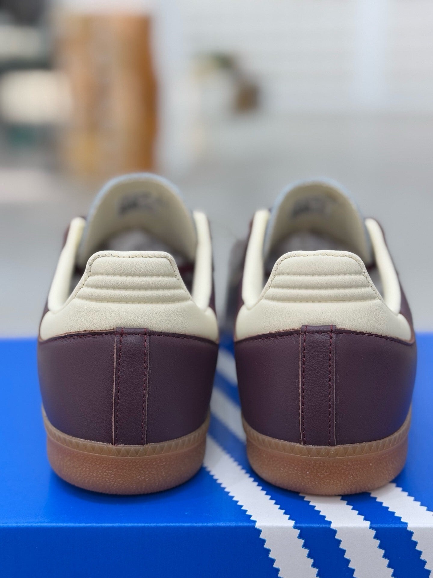 Adidas Samba OG Maroon Gold Metallic