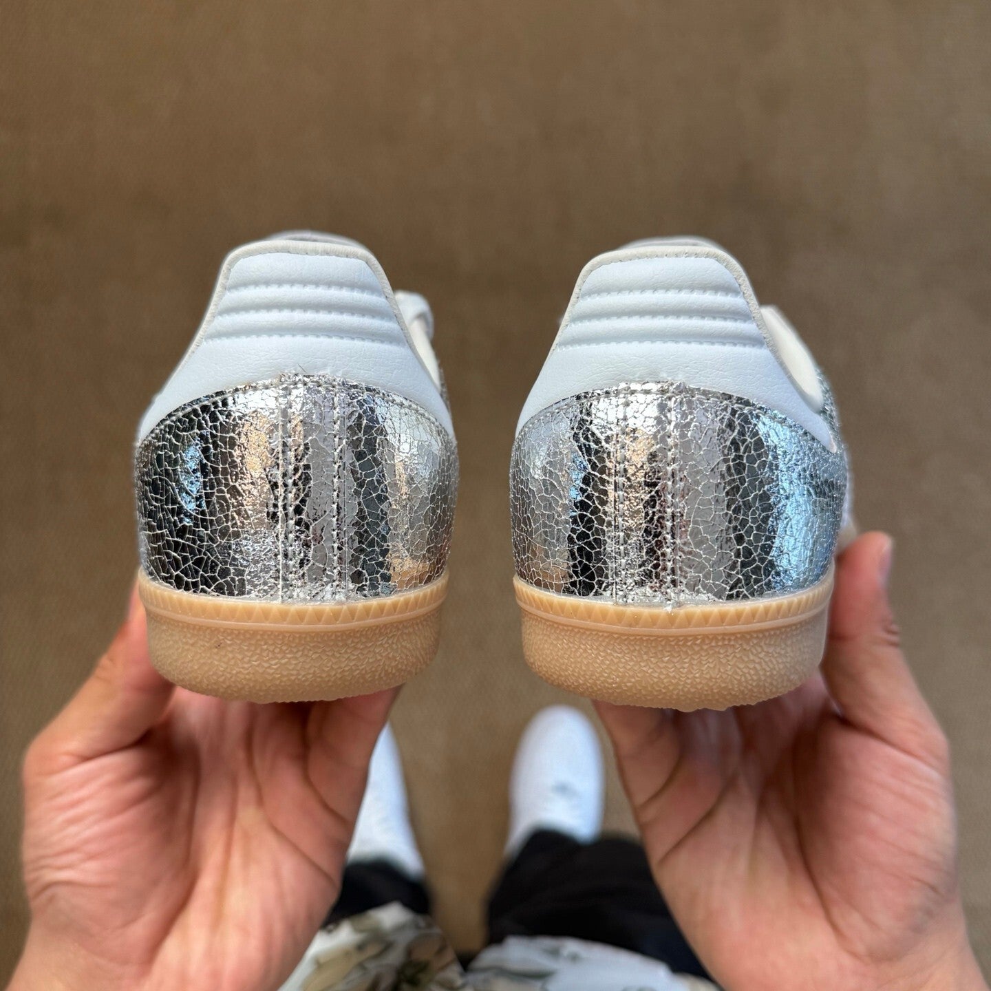 Sneakers basse ADIDAS ORIGINALS 'Samba' in argento