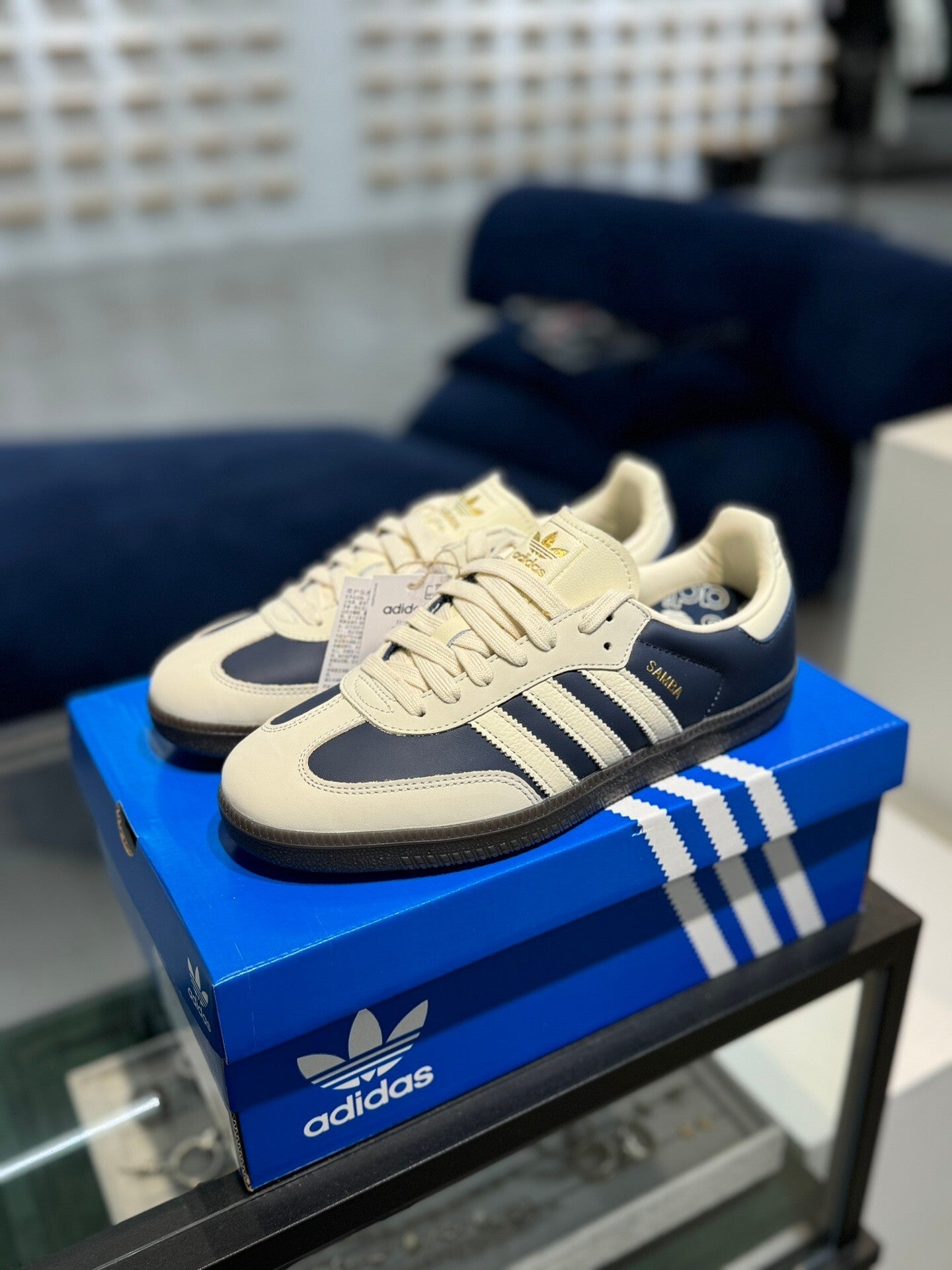 adidas Samba OG "Indaco notturno e bianco crema"
