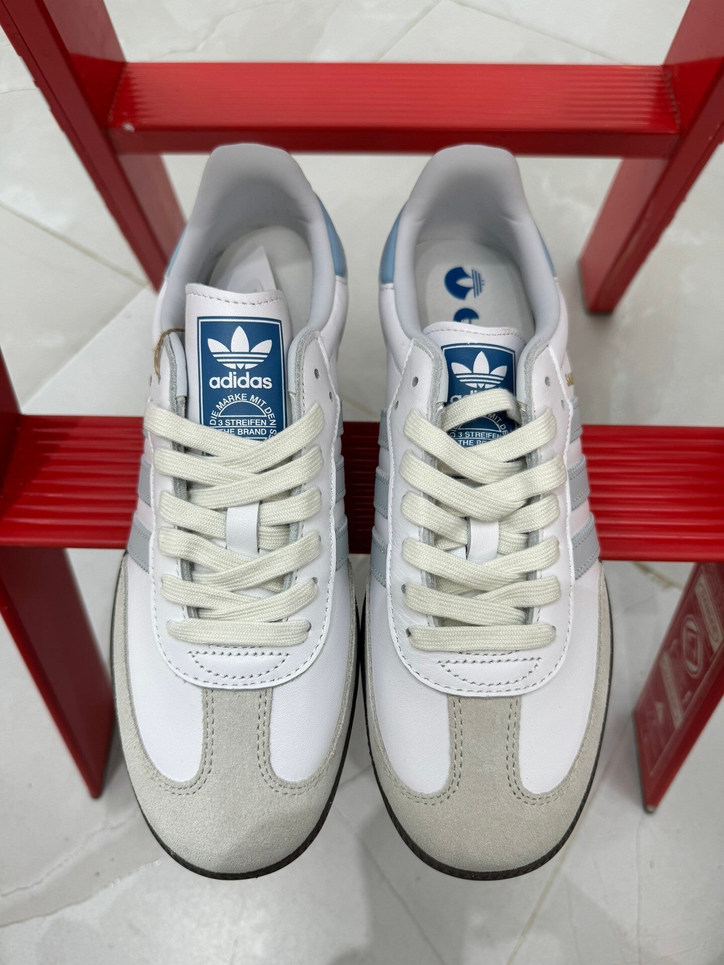 Adidas Samba OG White Halo Blue