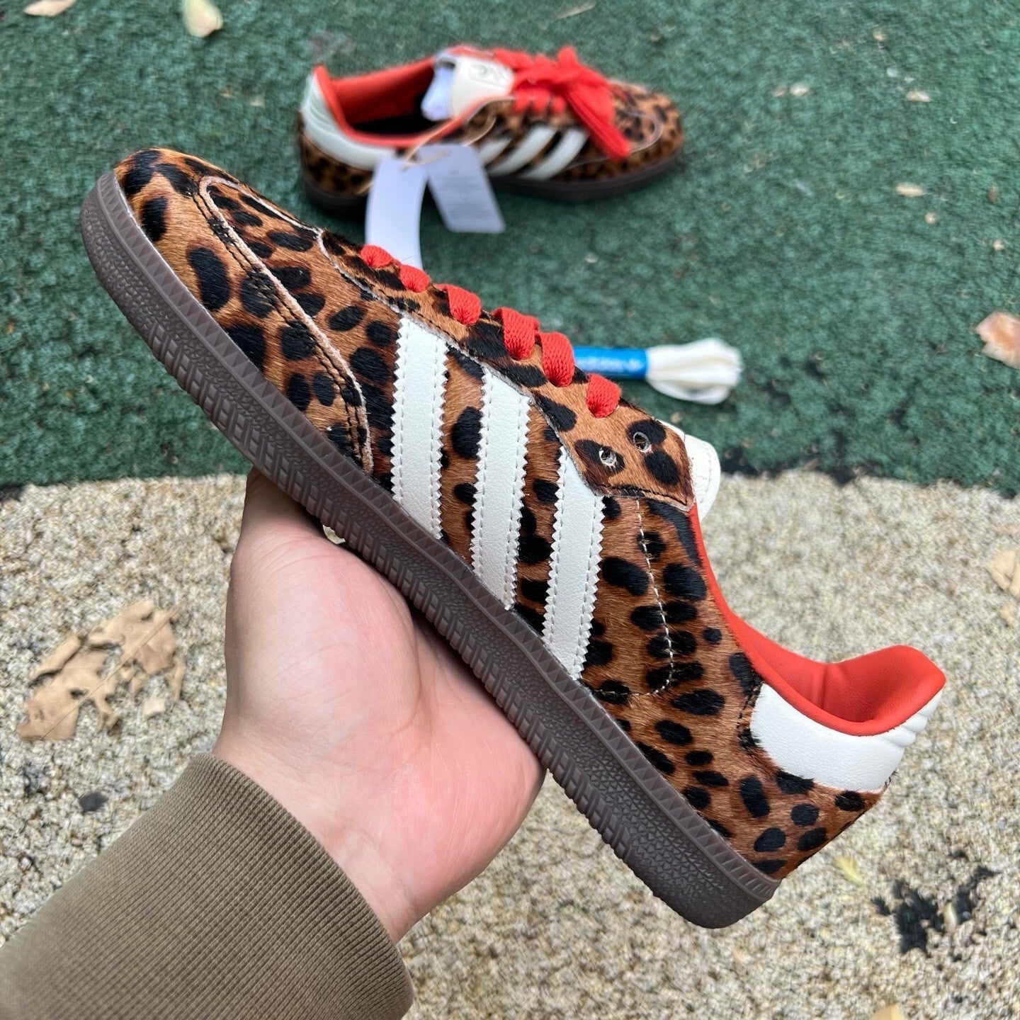 adidas Originals Women's Samba OG "Preloved Red Leopard"