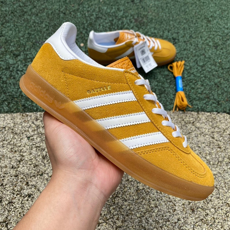 Adidas Gazelle Indoor - Orange Peel White HQ8716