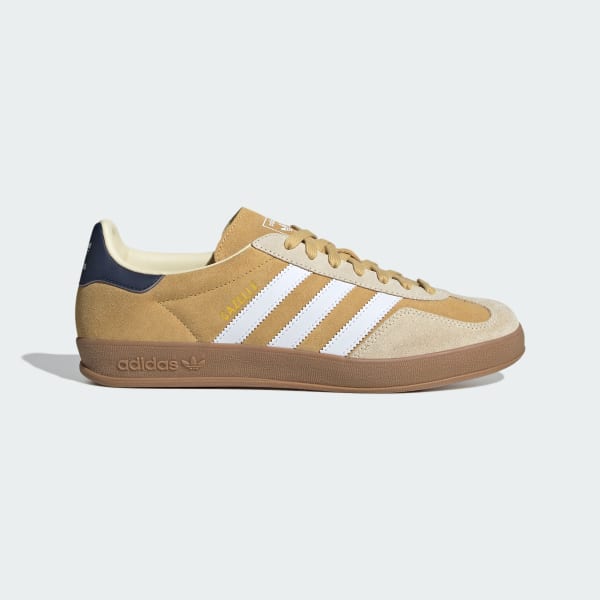Adidas Gazelle Indoor Oat Unisex Sneakers Tan Cloud-White Shadow-Navy