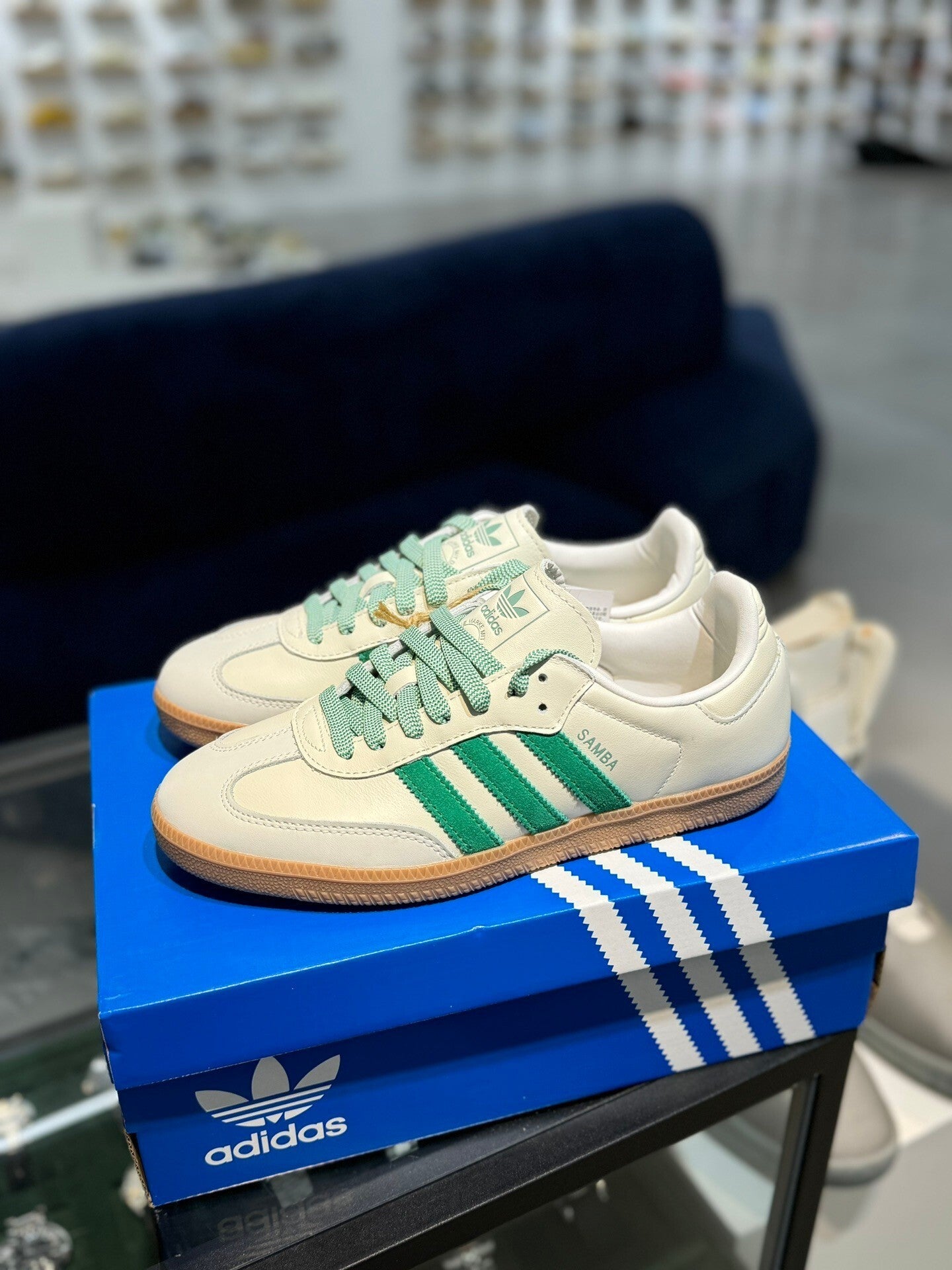 adidas Samba Off White Court Green