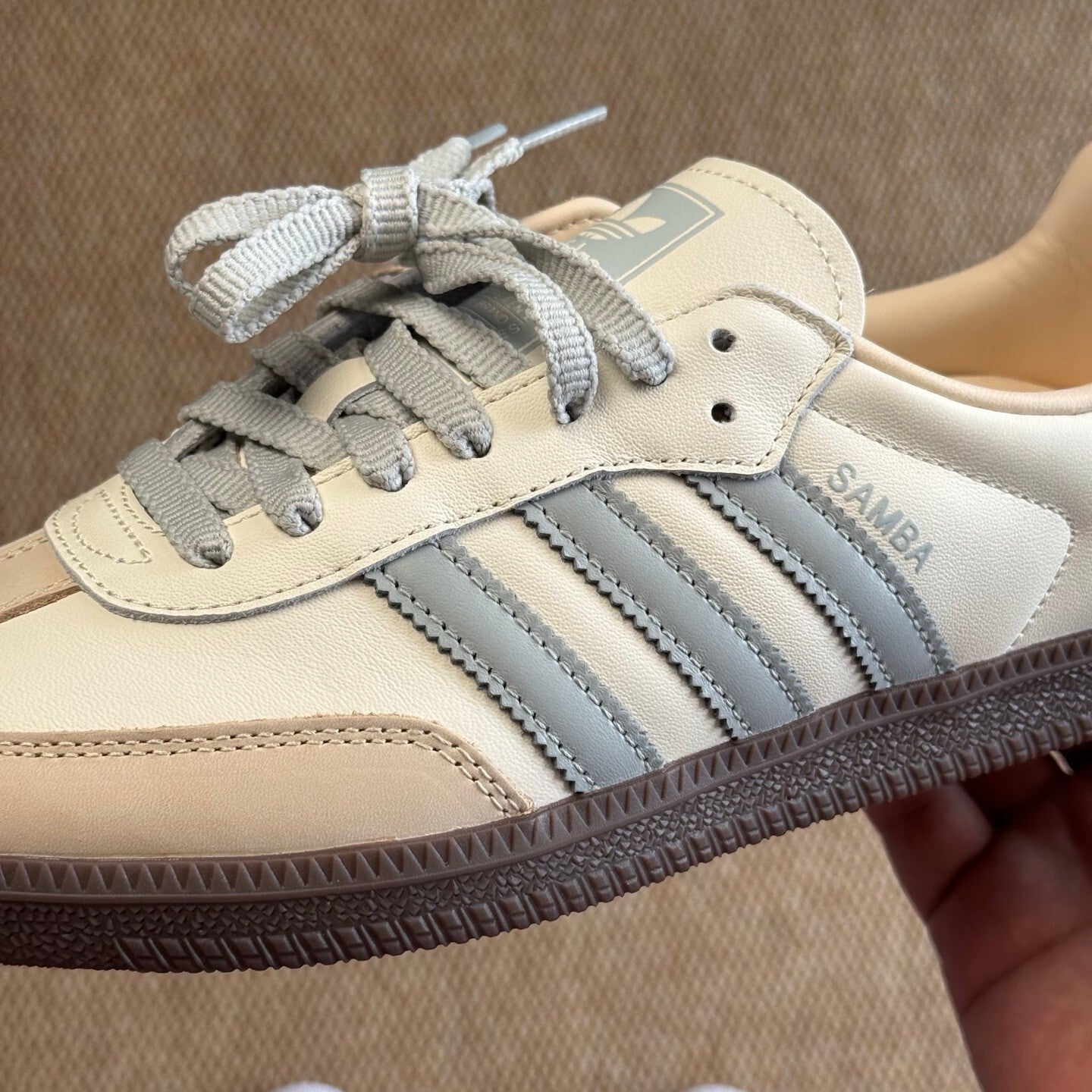 Adidas Samba OG Crema Bianco Wonder Argento