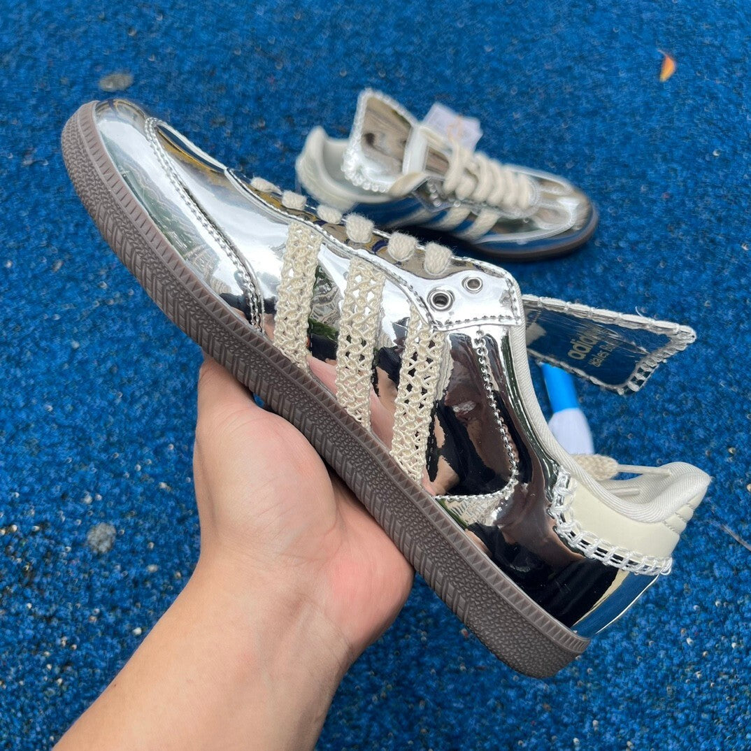 adidas Wales Bonner Samba "Silver Metallic & Core White"