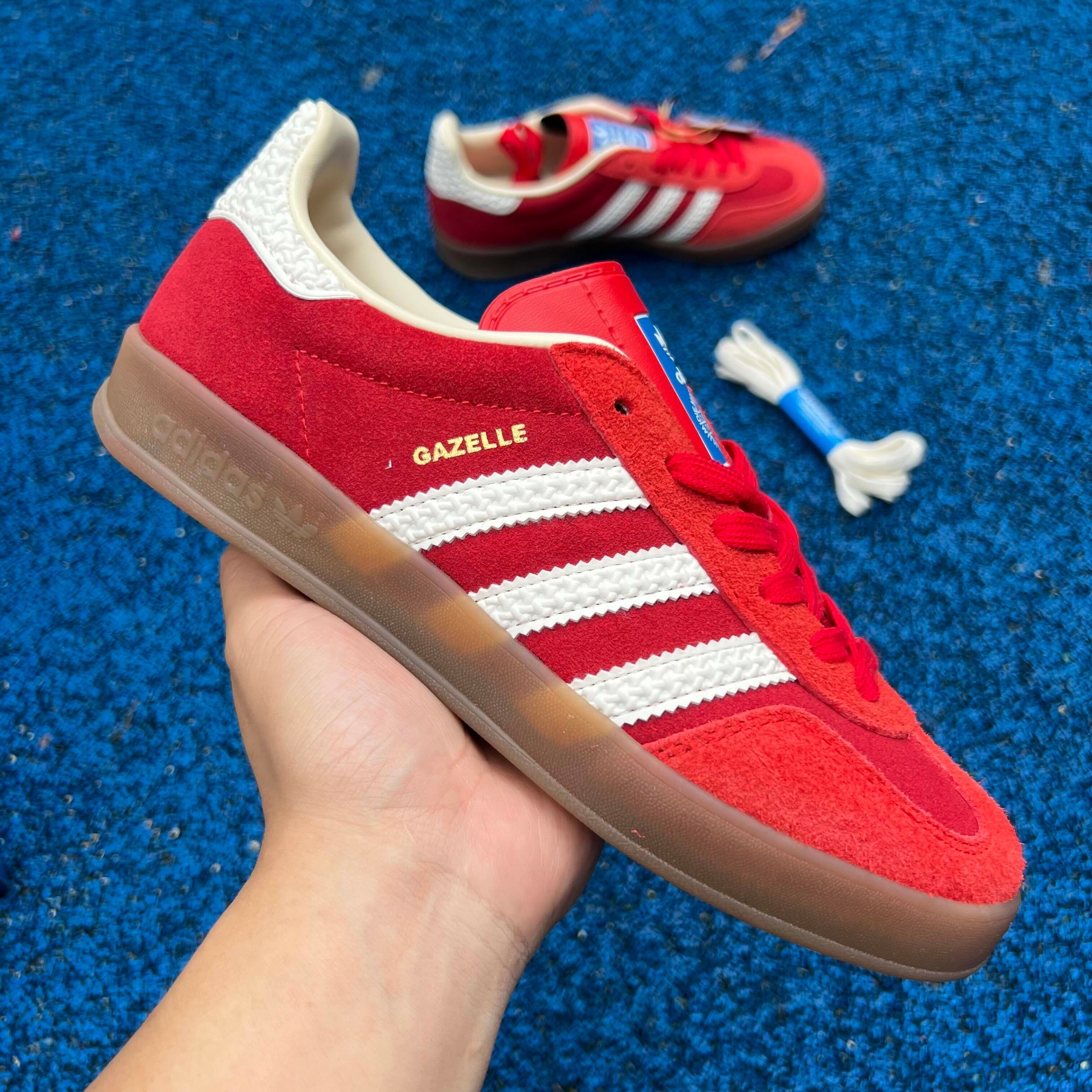 Adidas Gazelle Indoor 'Red White'