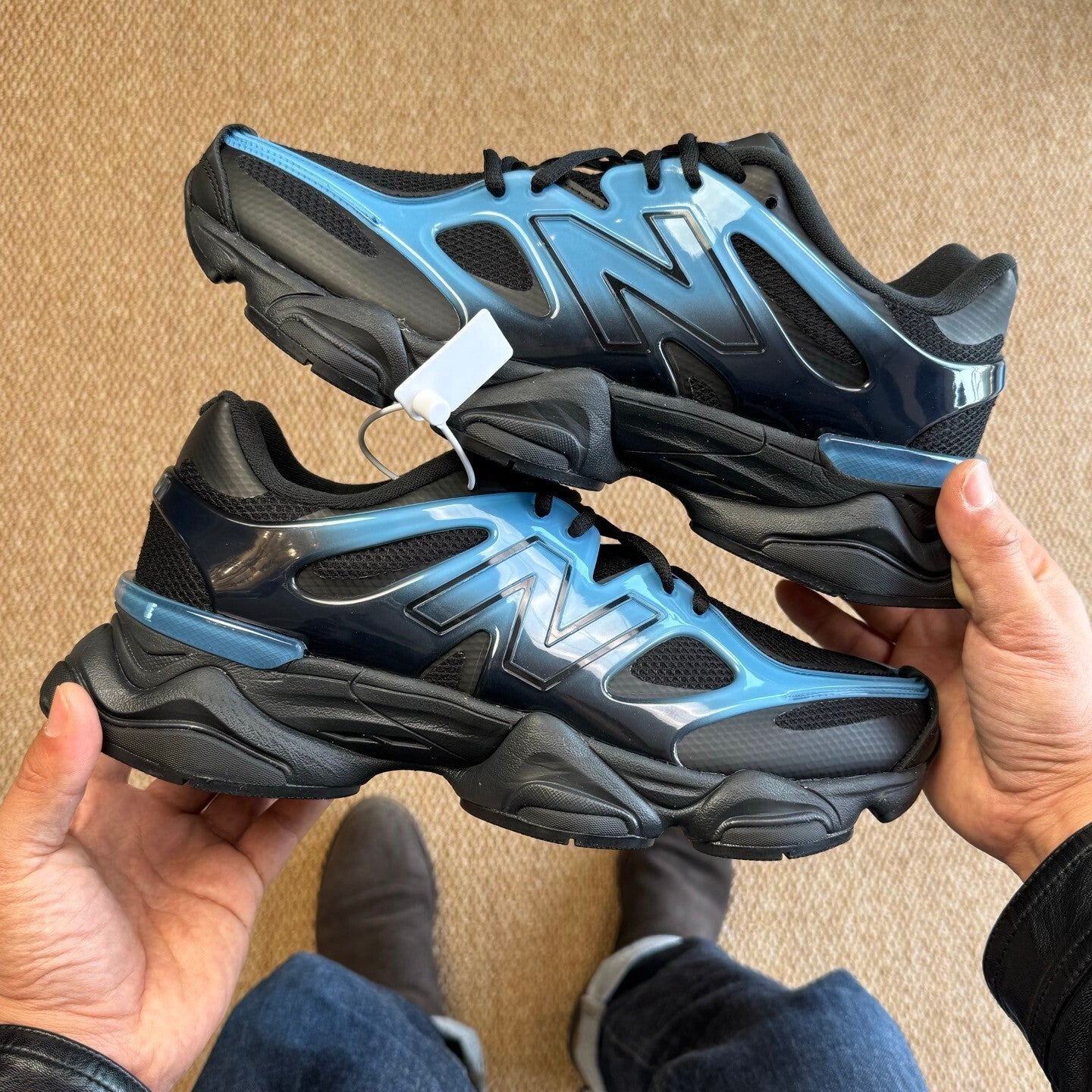 New Balance 9060 Navy Blue Black Gradient