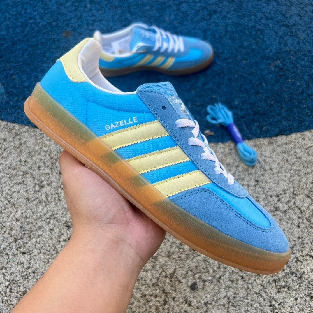 Adidas Gazelle Indoor Semi Blue Burst / Almost Yellow