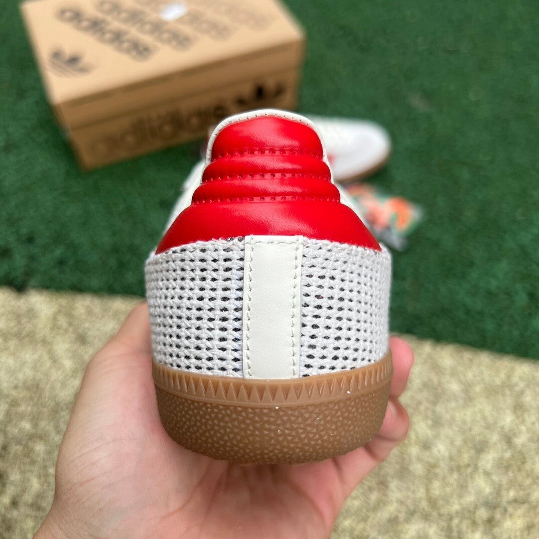 ADIDAS SAMBA RED AND WHITE