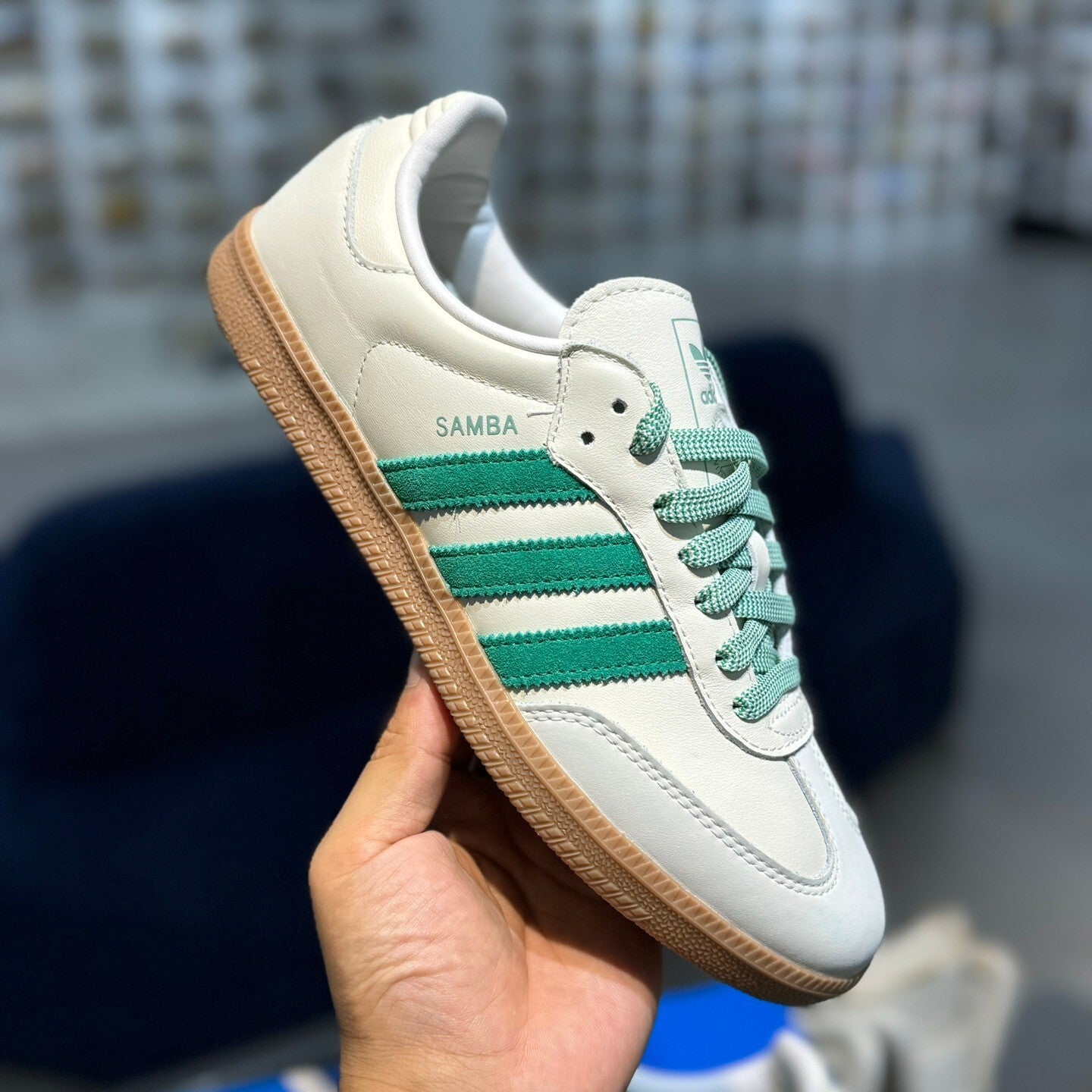adidas Samba Off White Court Green