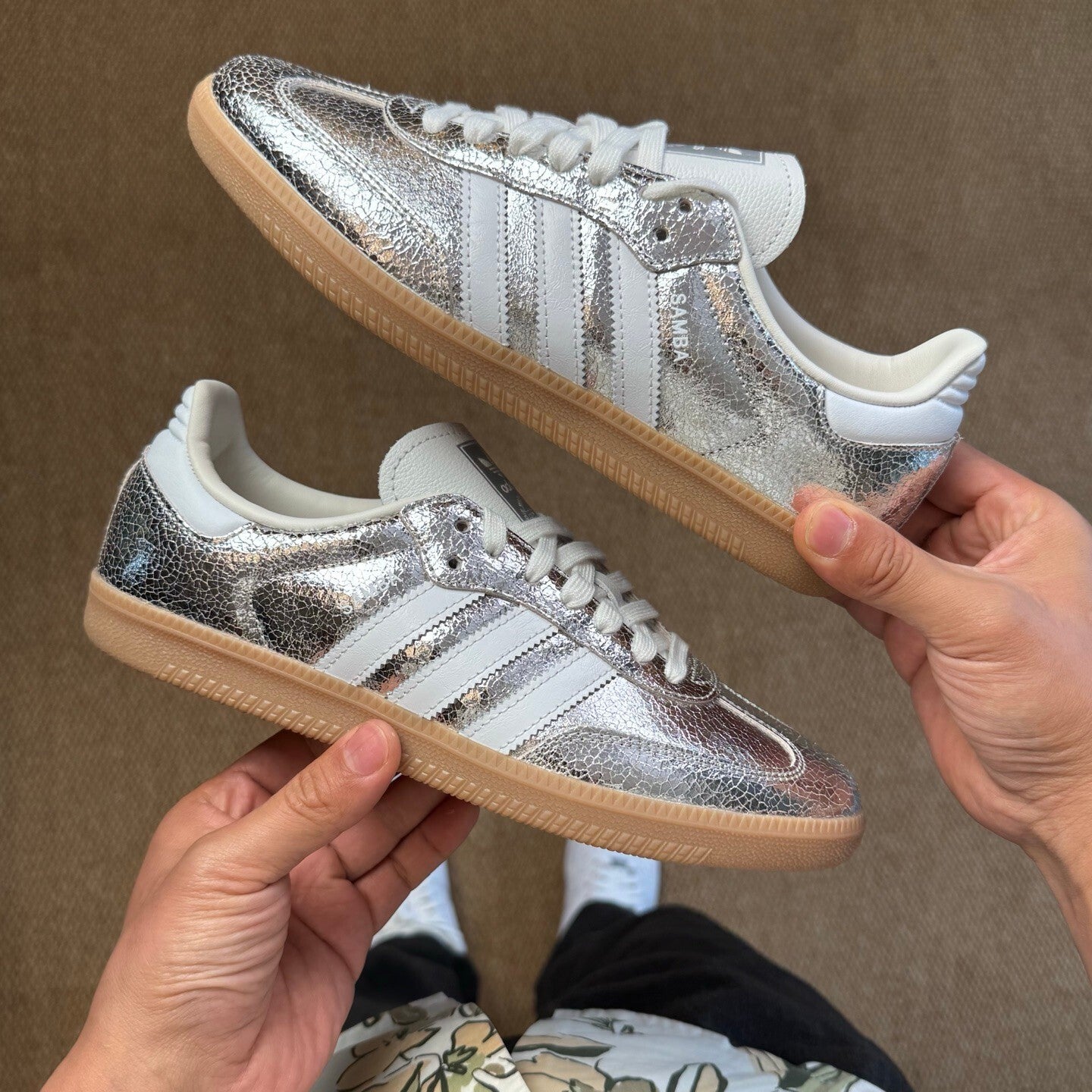 Adidas Samba OG Silver Metallic