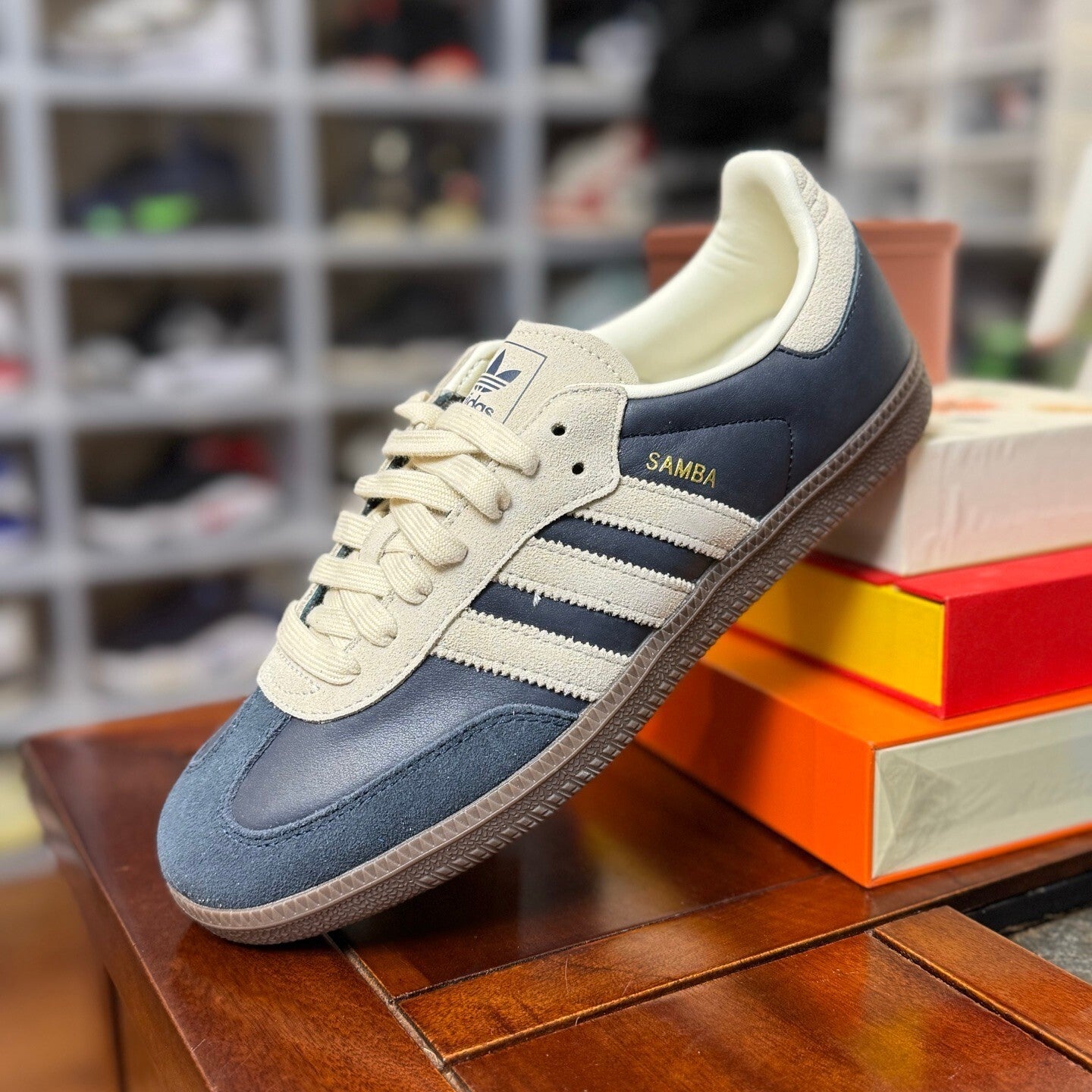 Adidas Samba OG Aurora Ink Cream White