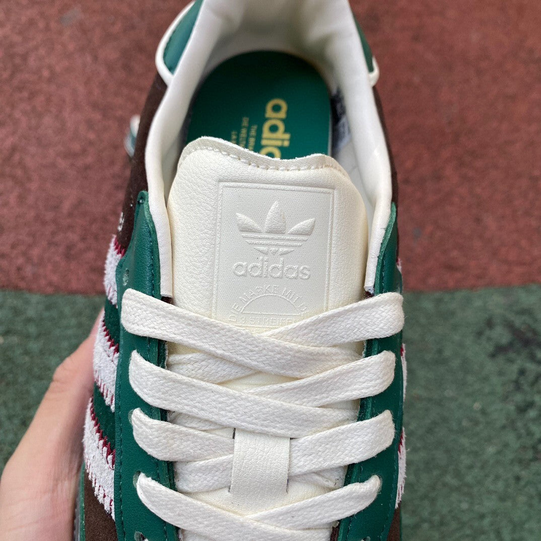 Adidas originals Samba green and brown