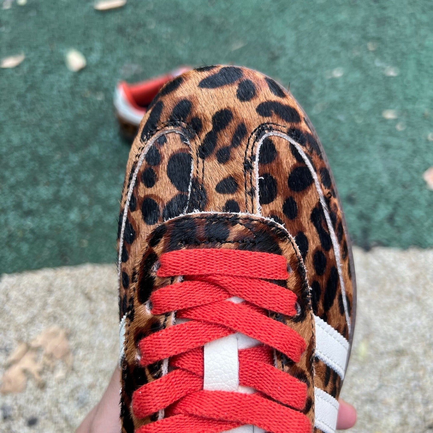adidas Originals Women's Samba OG "Preloved Red Leopard"