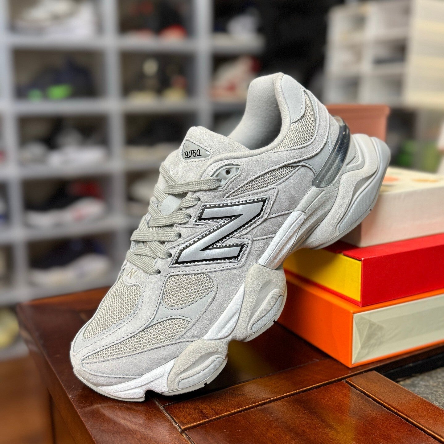 New Balance 9060 Silver Metallic Grey