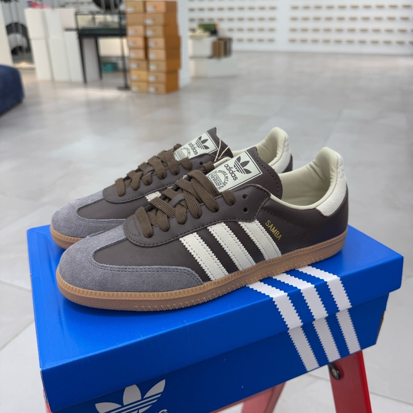 adidas Originals Samba Og Brown / Putty Grey