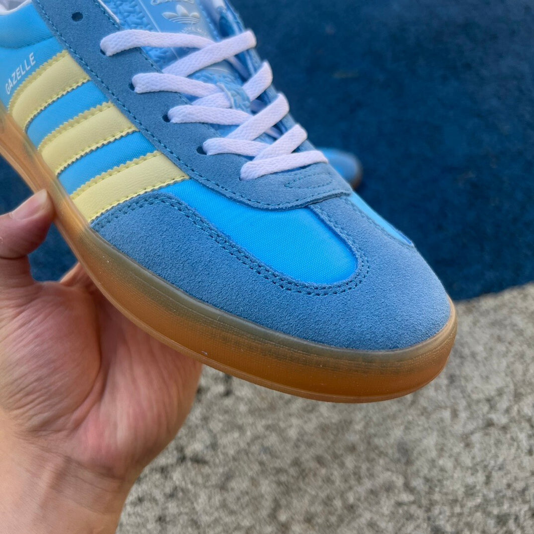 Adidas Gazelle Indoor Semi Blue Burst / Almost Yellow