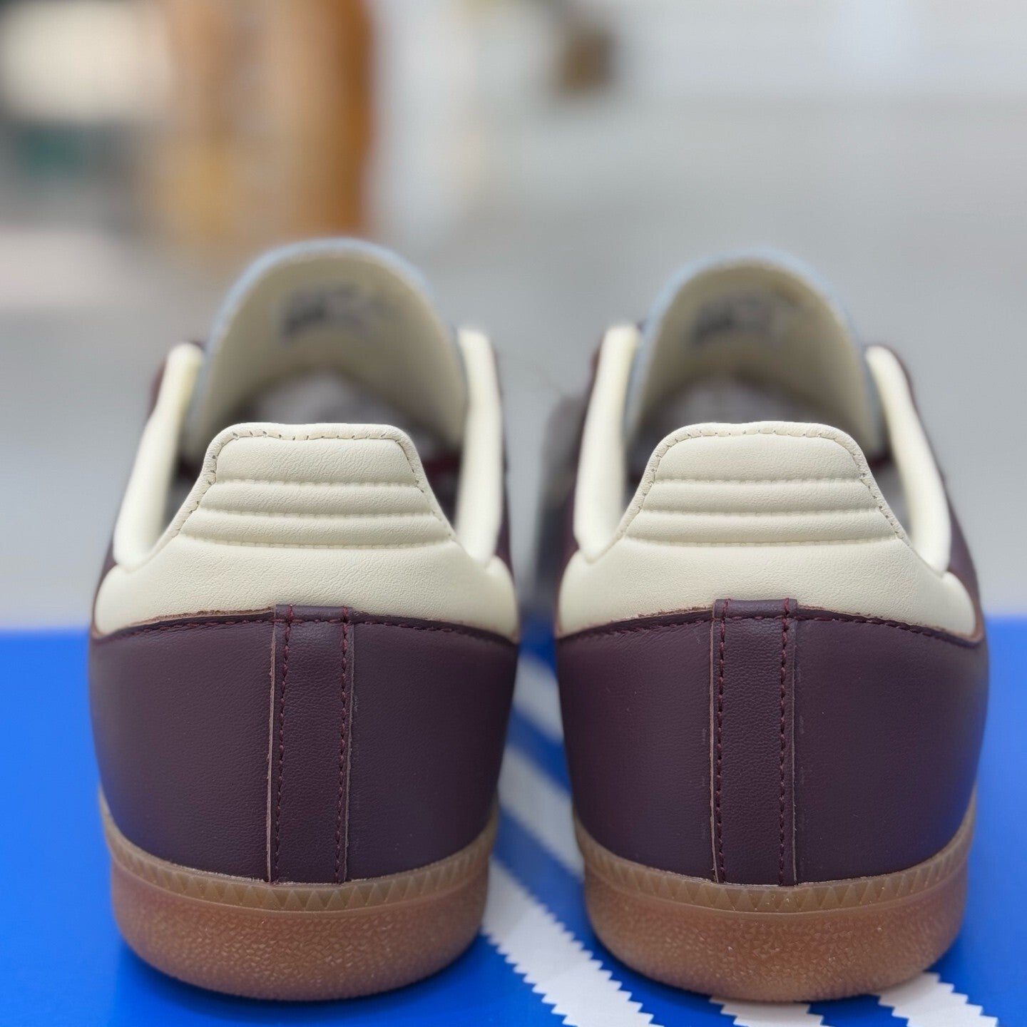 Adidas Samba OG Maroon Gold Metallic
