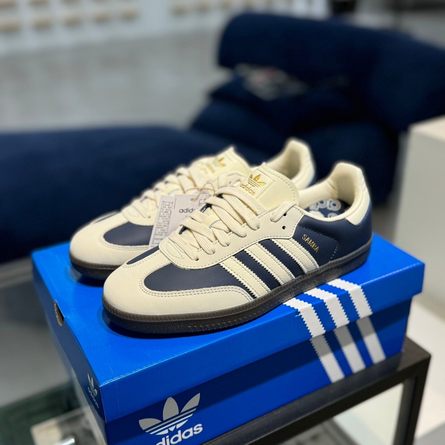 adidas Samba OG "Night Indigo & Cream White"