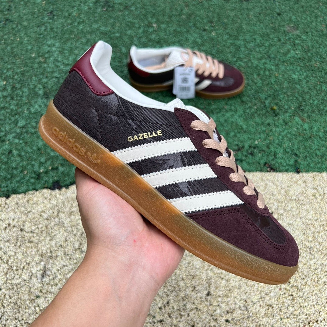 Adidas Gazelle Indoor The Blue Trio Bronze Light Brown
