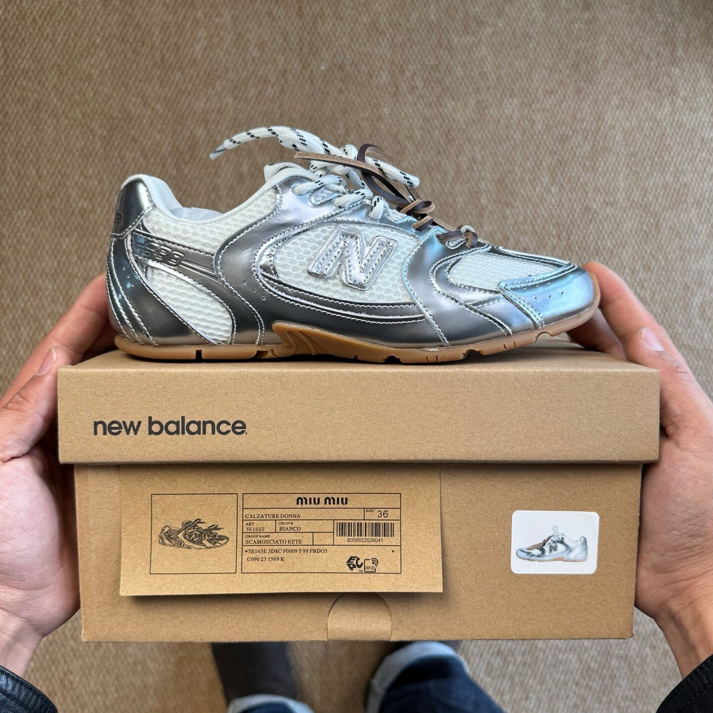 MiuMiu x New Balance 新百伦nb530 缪缪联名 银色生胶