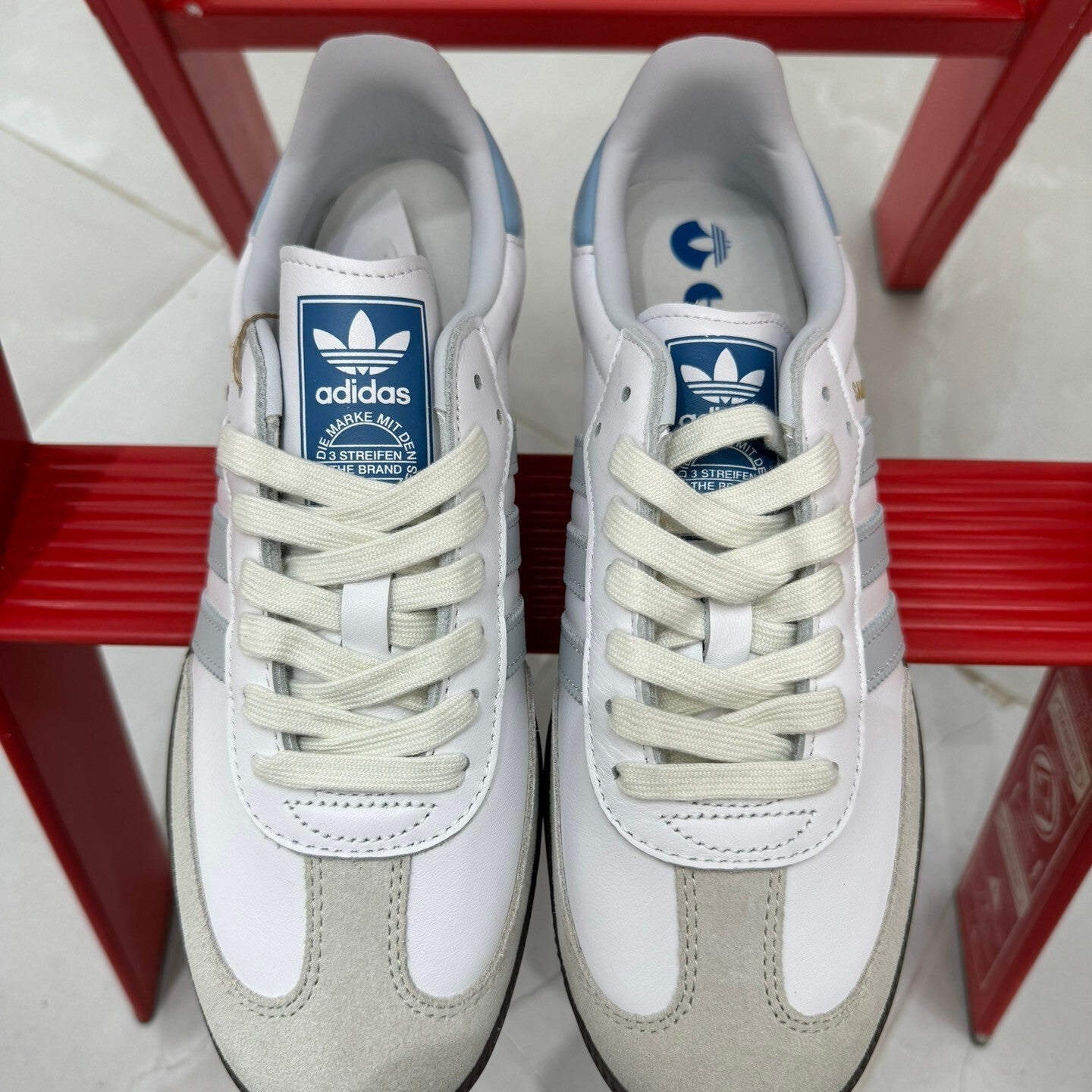 Adidas Samba OG White Halo Blue