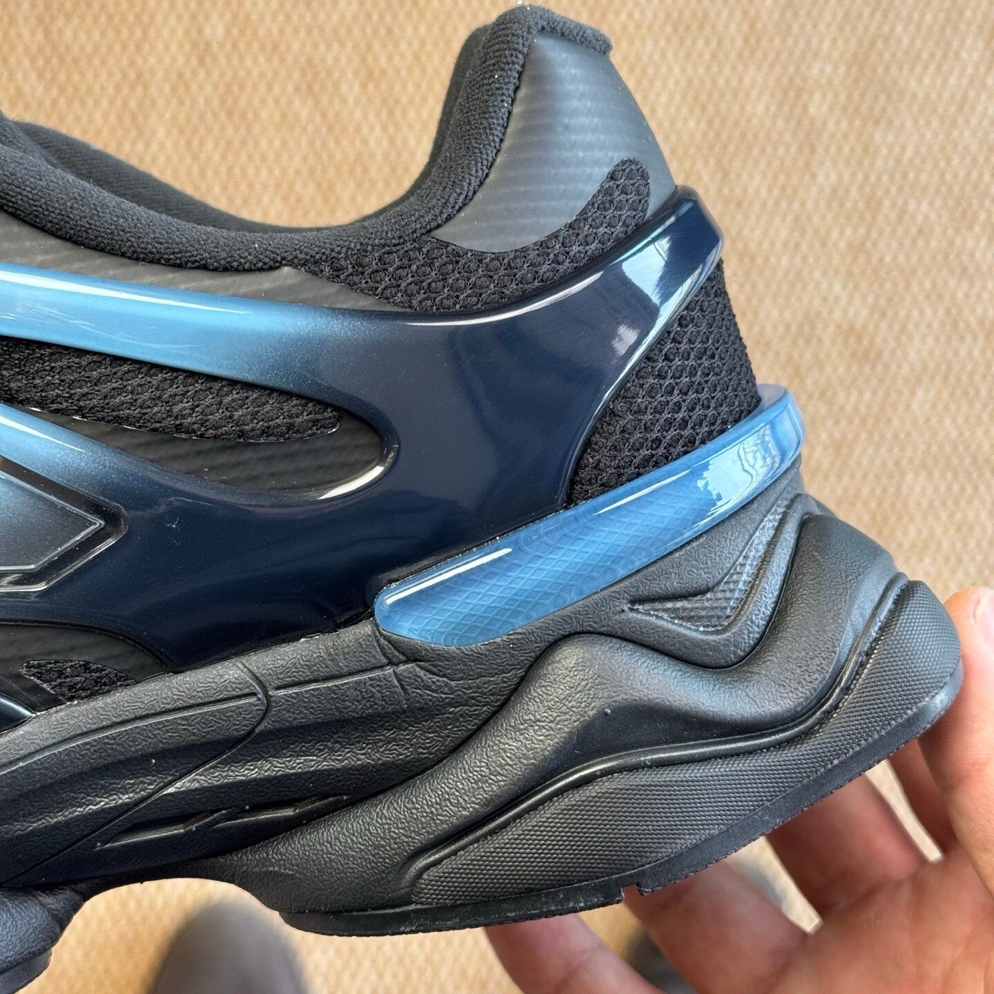 New Balance 9060 Navy Blue Black Gradient