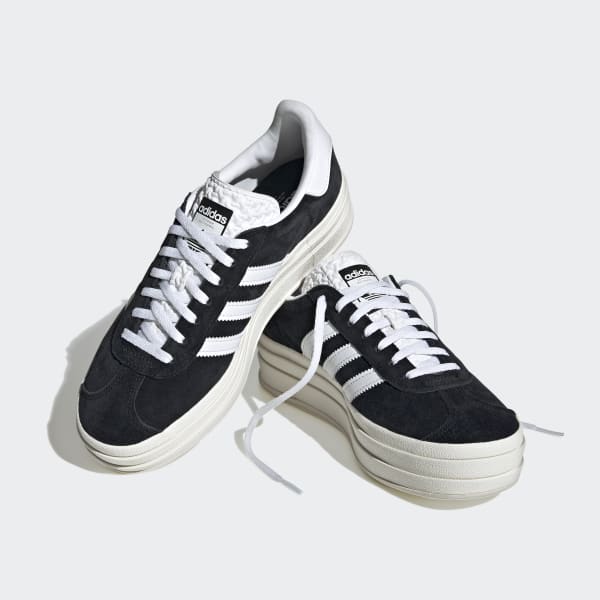 Gazelle Bold platform sneakers W CORE BLACK/WHITE