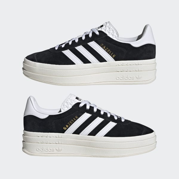 Gazelle Bold platform sneakers W CORE BLACK/WHITE