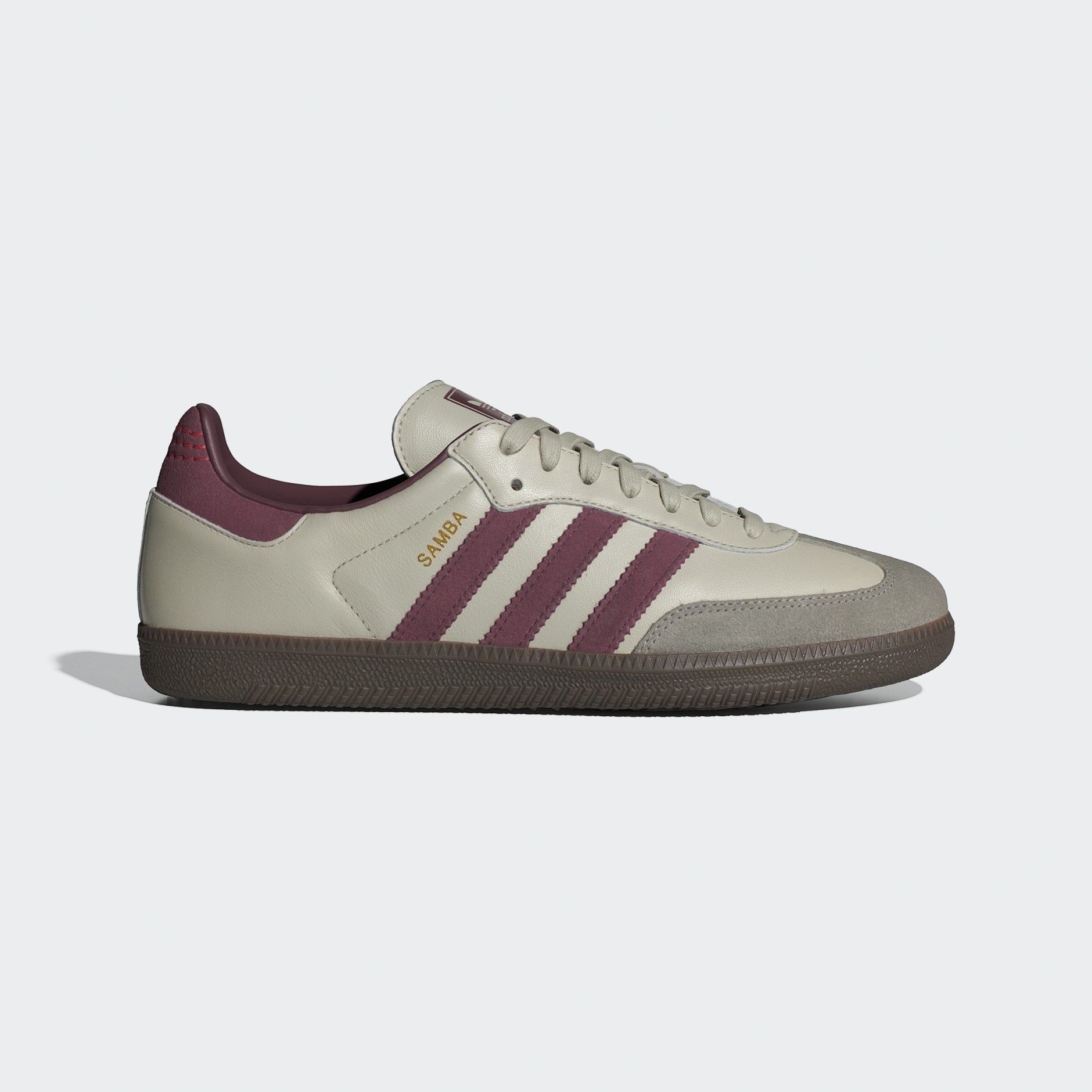 Adidas Samba OG Putty Grey Maroon