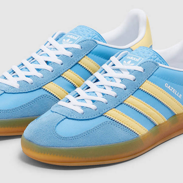 Adidas Gazelle Indoor Semi Blue Burst / Almost Yellow