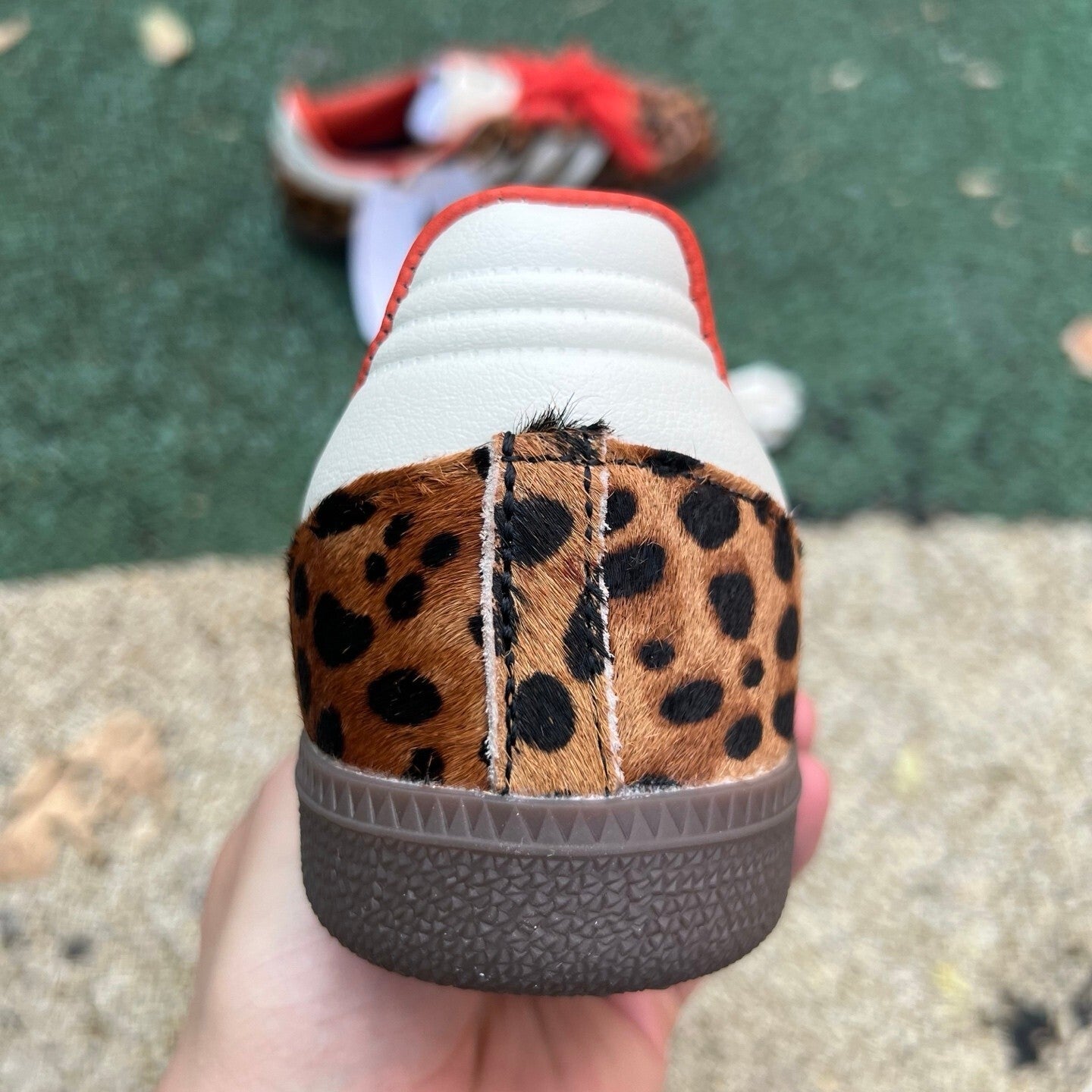 adidas Originals Women's Samba OG "Preloved Red Leopard"
