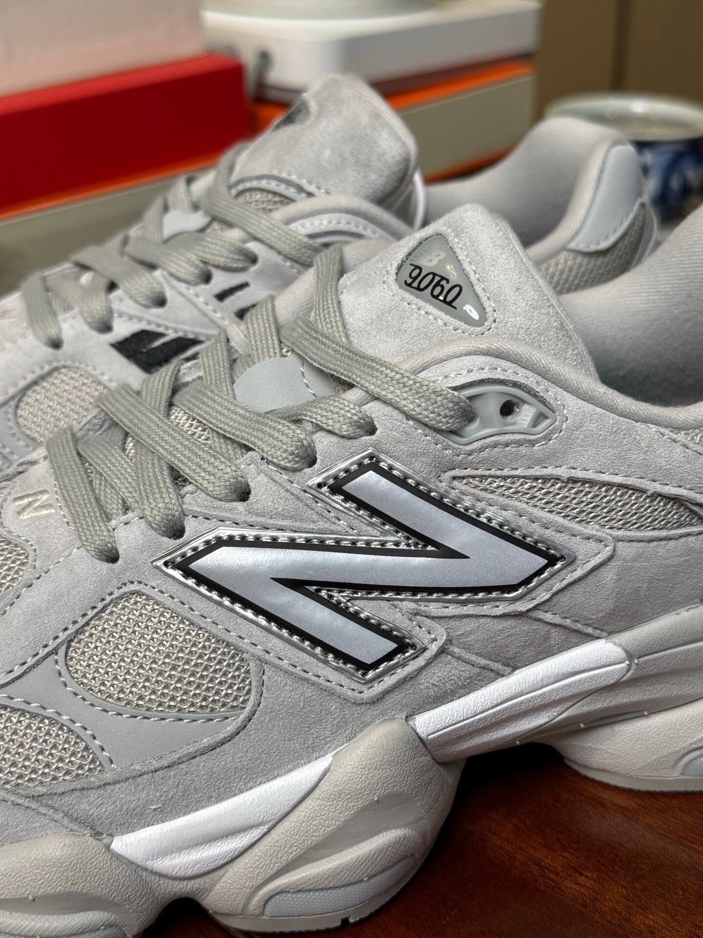 New Balance 9060 Silver Metallic Grey