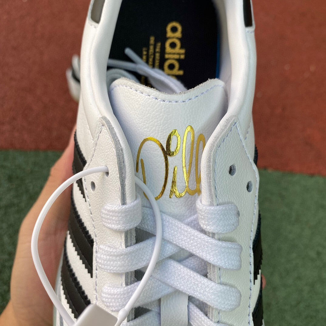 Adidas Samba Jason Dill White Black