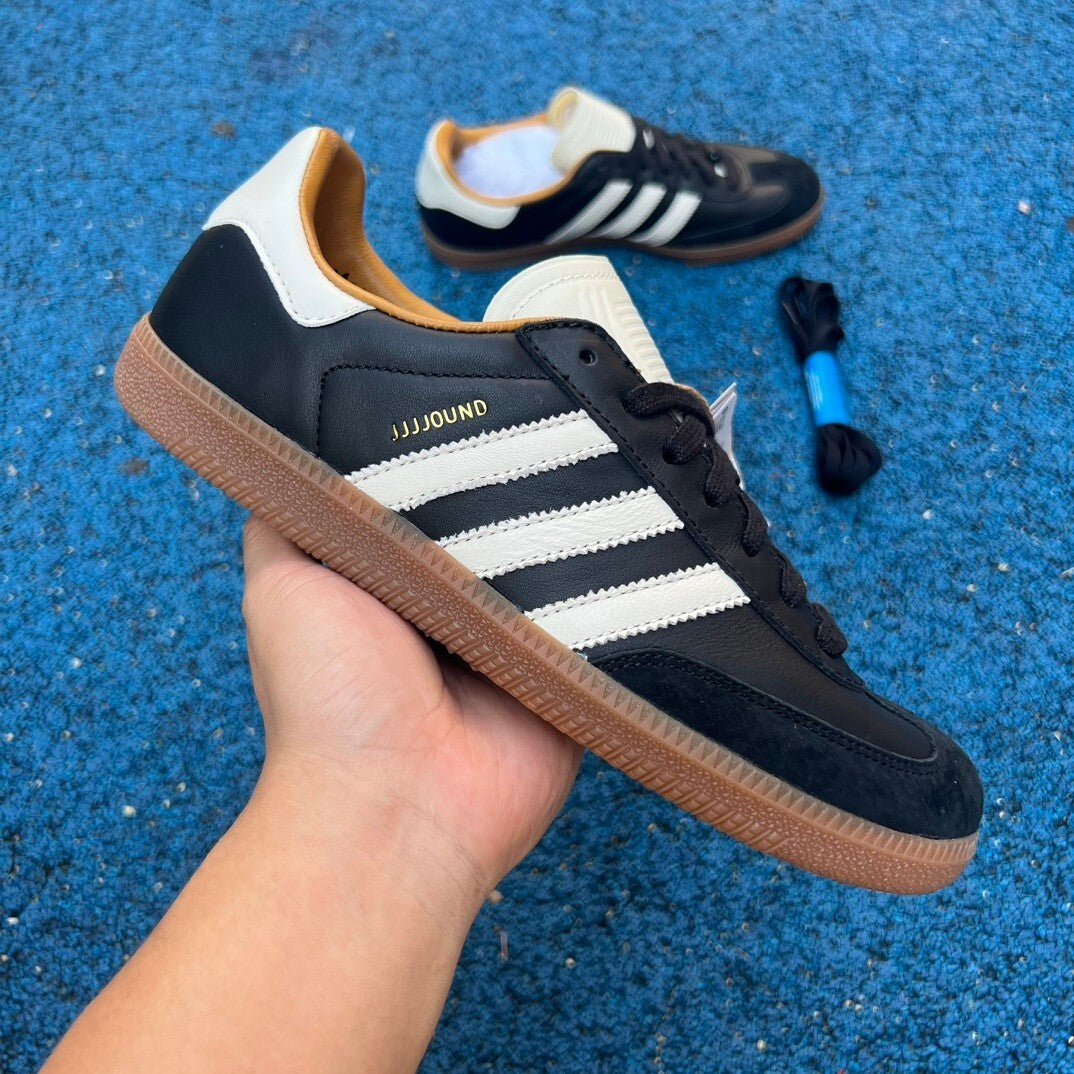 Adidas x JJJJound Samba OG "Core Black/Off White-Gum