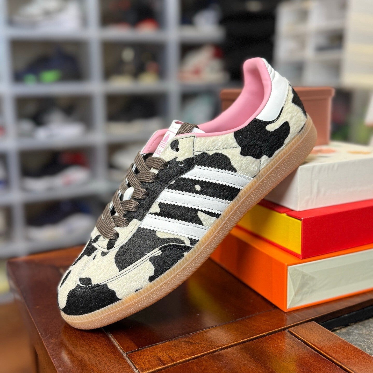 Adidas Samba Cow Print - Animal Print