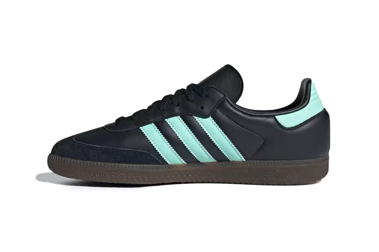 adidas Originals Samba Og Core Black Clear Mint Gum JR7109
