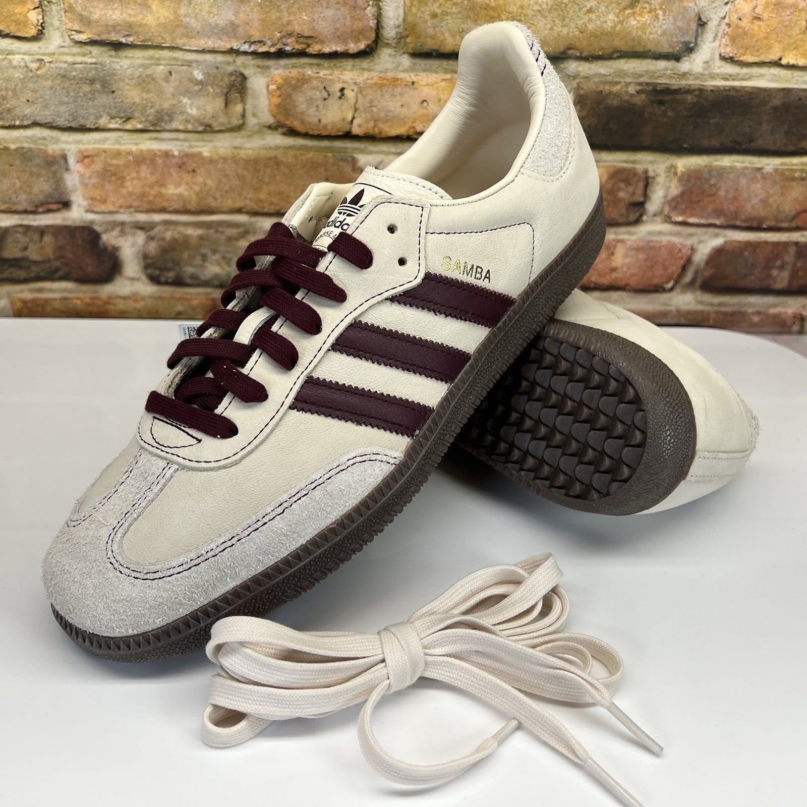 adidas Samba OG Wonder Bianco Marrone