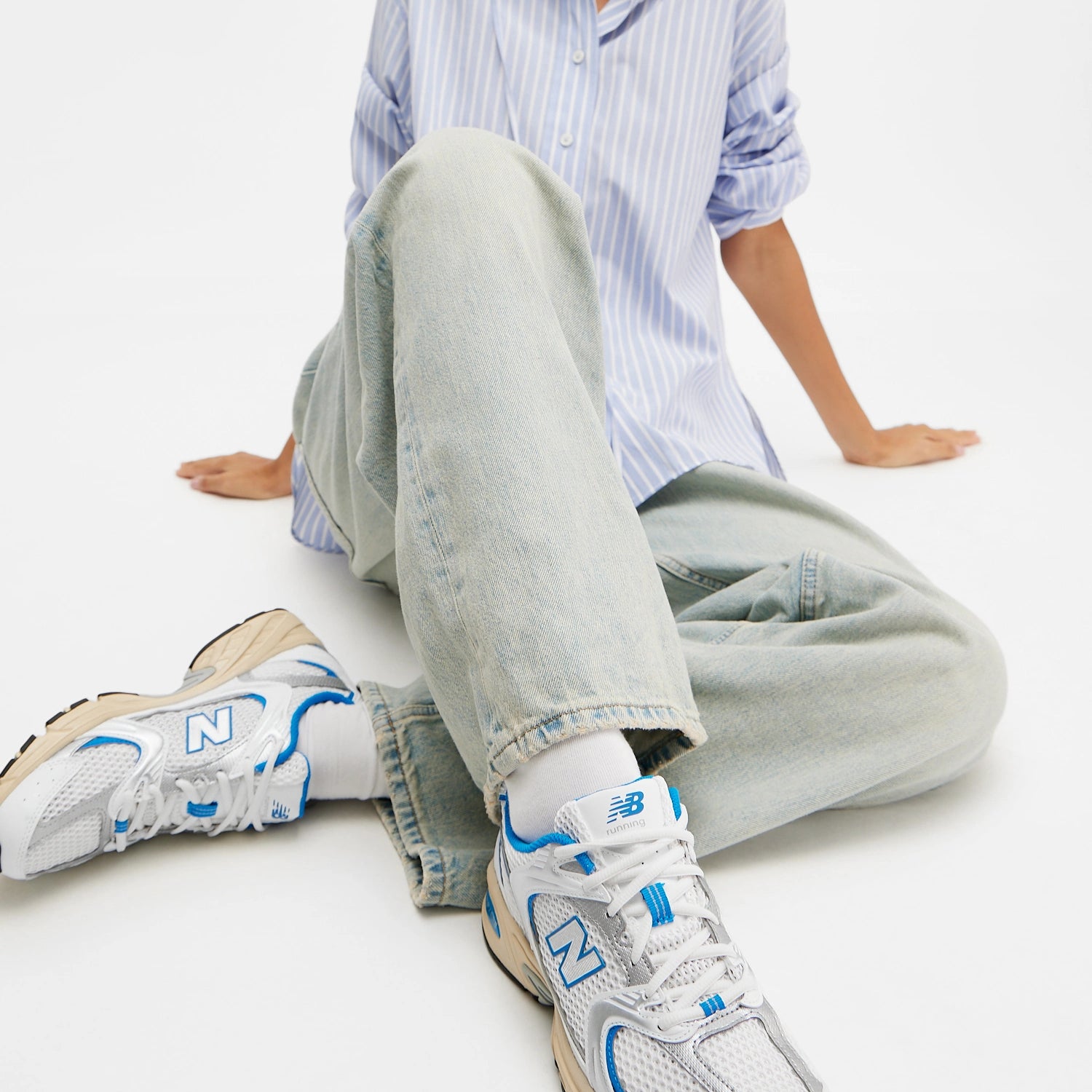 New Balance 530 "White & Blue Oasis"