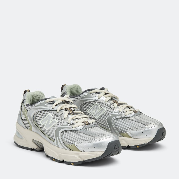 New Balance 530 Silver Khaki White